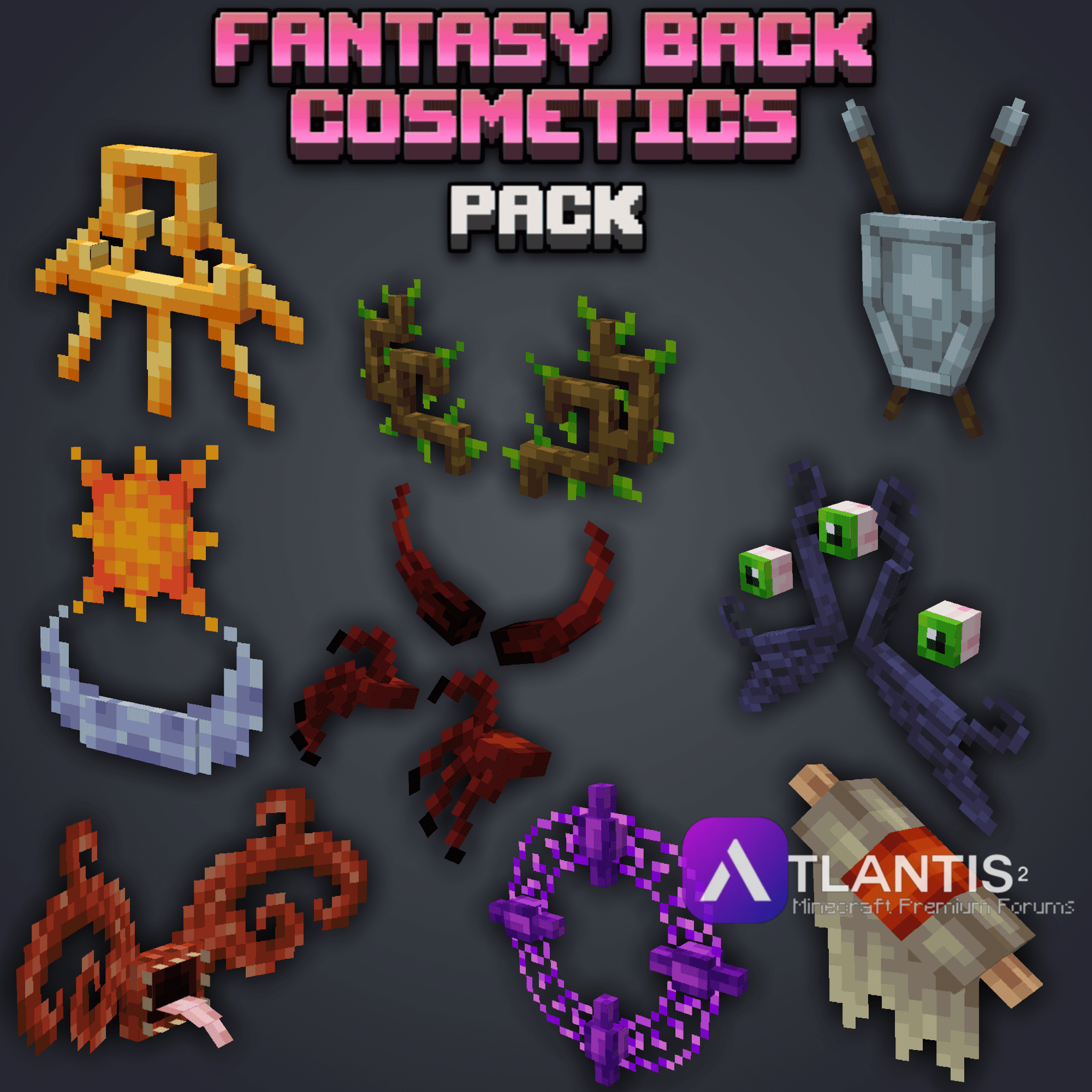 Fantasy backpack pack