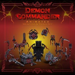 Demon Commander Animated Weapon Set