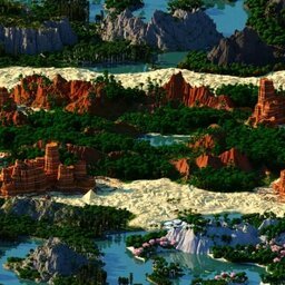 Corways - 8000x8000 | 1.19+ | Landscape & Survival Map