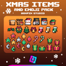 Xmas Items And Emojis Pack