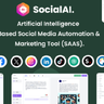 SocialAI v1.6 - Artificial Intelligence Based Social Media Automation & Marketing Tool (SAAS)